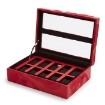 Picture of WOLF Memento Mori 10pc Watch Box - Red