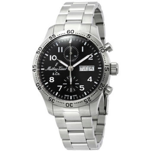 Picture of MATHEY-TISSOT Type 21 Chrono Automatic Chronograph Black Dial Men's Watch