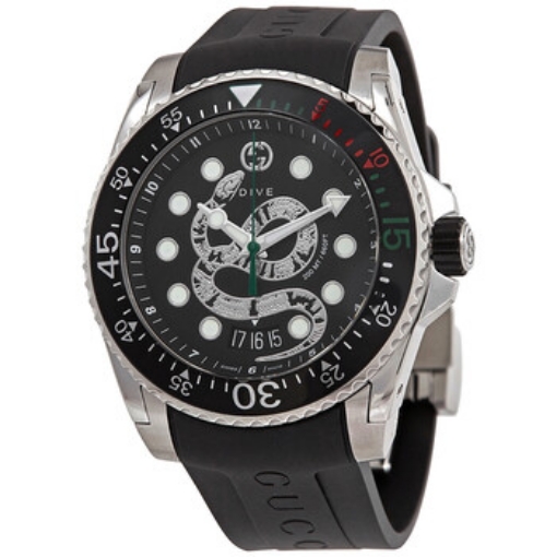 Picture of GUCCI Dive Dragon Quartz Black Dial Men's Watch