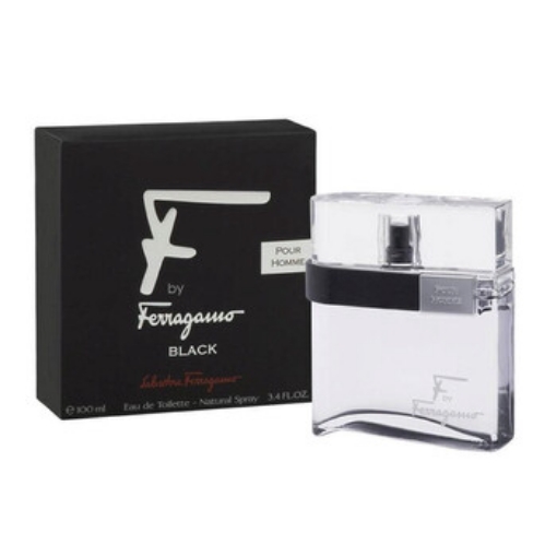 Picture of SALVATORE FERRAGAMO Men's "F" Pour Homme Black EDT Spray 3.4 oz Fragrances