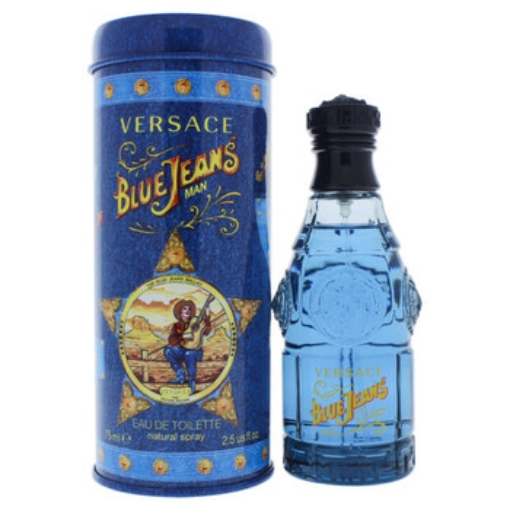 Picture of VERSACE Versus Blue Jeans By Gianni For Men, Eau De Toilette Spray 2.5 oz