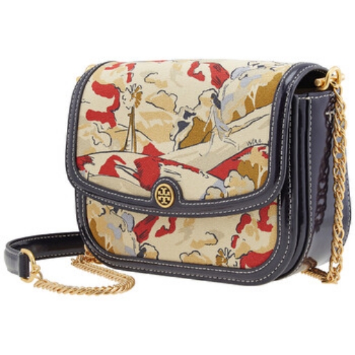 Picture of TORY BURCH Robinson Printed Canvas Shoulder Bag