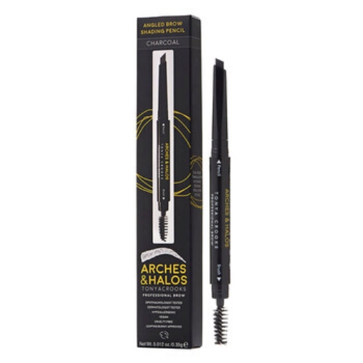 Picture of ARCHES & HALOS Ladies Angled Brow Shading Pencil 0.012 oz Charcoal Makeup
