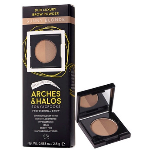 Picture of ARCHES & HALOS Ladies Duo Luxury Brow Powder Powder 0.088 oz Sunny Blonde Makeup