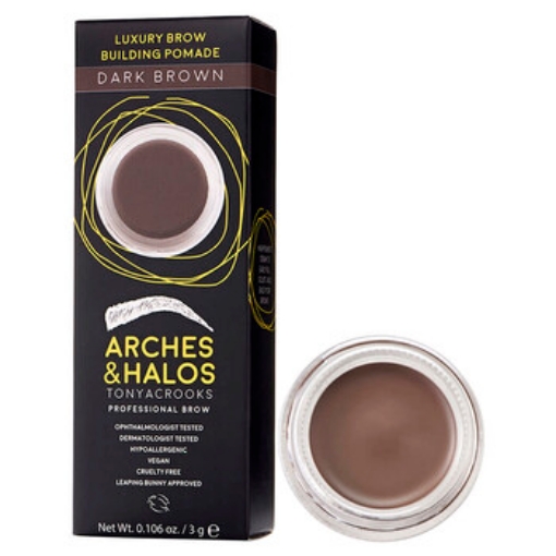 Picture of ARCHES & HALOS Ladies Luxury Brow Building Pomade 0.106 oz Dark Brown Makeup