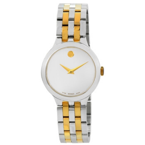 Picture of MOVADO Veturi Quartz Silver Dial Two-tone Ladies Watch