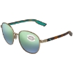 Picture of COSTA DEL MAR EGRET Green Mirror Polarized Glass Round Ladies Sunglasses