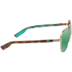 Picture of COSTA DEL MAR EGRET Green Mirror Polarized Glass Round Ladies Sunglasses