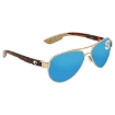 Picture of COSTA DEL MAR LORETO Blue Mirror Polarized Glass Ladies Sunglasses