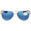 Picture of COSTA DEL MAR LORETO Blue Mirror Polarized Polycarbonate Ladies Sunglasses