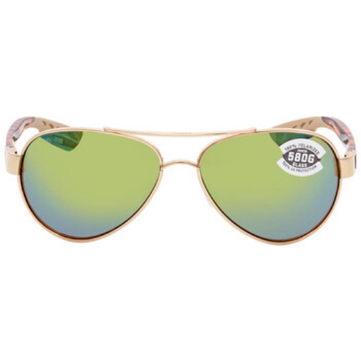 Picture of COSTA DEL MAR LORETO Green Mirror Polarized Glass Ladies Sunglasses