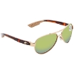 Picture of COSTA DEL MAR LORETO Green Mirror Polarized Glass Ladies Sunglasses