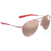 Picture of COSTA DEL MAR PIPER Copper Silver Mirror Polarized Polycarbonate Ladies Sunglasses