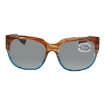 Picture of COSTA DEL MAR WATERWOMAN Grey Polarized Glass Cat Eye Ladies Sunglasses