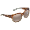 Picture of COSTA DEL MAR Waterwoman 2 Copper Silver Mirror 580P Polarized Glass Cat Eye Ladies Sunglasses