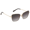 Picture of DOLCE & GABBANA Gray Cat Eye Ladies Sunglasses