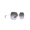 Picture of GUCCI Grey Gradient Geometric Ladies Sunglasses