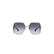 Picture of GUCCI Grey Gradient Geometric Ladies Sunglasses