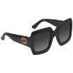 Picture of GUCCI Grey Gradient Square Ladies Sunglasses