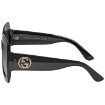 Picture of GUCCI Grey Gradient Square Ladies Sunglasses