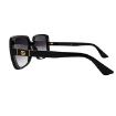 Picture of GUCCI Grey Gradient Square Ladies Sunglasses