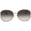 Picture of GUCCI Grey Gradient Round Ladies Sunglasses