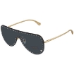 Picture of VERSACE Dark Blue Shield Ladies Sunglasses 0VE2230B 12528045