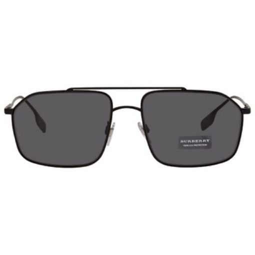 Picture of BURBERRY Dark Grey Pilot Men's Sunglasses