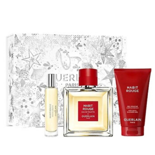 Picture of GUERLAIN Men's Habit Rouge Eau de Toilette Gift Set Fragrances