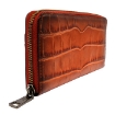 Picture of COACH Accordion Crocodile-embossed Leather Wallet