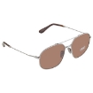 Picture of PRADA Brown Polarized Pilot Men's Sunglasses