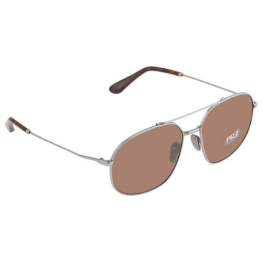 Picture of PRADA Brown Polarized Pilot Men's Sunglasses