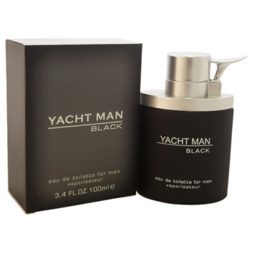 Picture of MYRURGIA Yacht Man Black by for Men - 3.4 oz EDT Spray