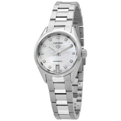 Picture of TAG HEUER Carrera Automatic Diamond White Dial Ladies Watch