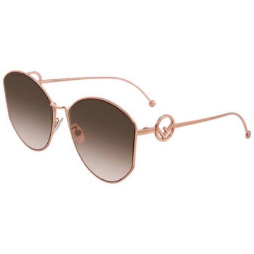 Picture of FENDI Brown Pink Gradient Ladies Sunglasses