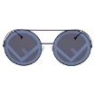 Picture of FENDI Silver Mirrored Round Ladies Sunglasses