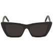 Picture of SAINT LAURENT Grey v Cat Eye Ladies Sunglasses