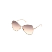 Picture of TOM FORD Nickie Light Brown Gradient Butterfly Ladies Sunglasses