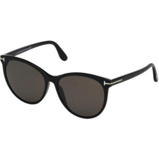 Picture of TOM FORD Maxine Polarized Grey Cat Eye Ladies Sunglasses