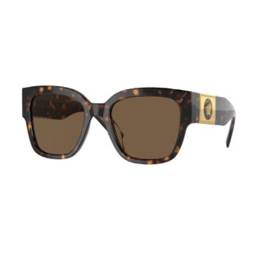 Picture of VERSACE Dark Brown Square Ladies Sunglasses