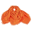 Picture of BURBERRY Orange Monogram Patterned Frayed Edge Scarf