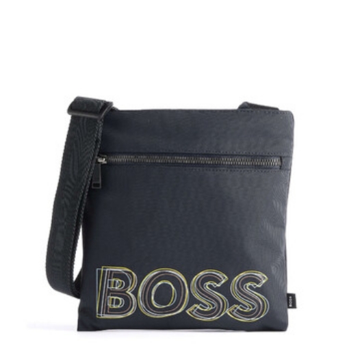 Picture of HUGO BOSS Dark Blue Men's Catch Logo Crossbody Bag