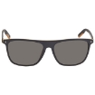 Picture of ERMENEGILDO ZEGNA Polarized Smoke Browline Men's Sunglasses