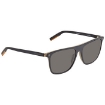 Picture of ERMENEGILDO ZEGNA Polarized Smoke Browline Men's Sunglasses