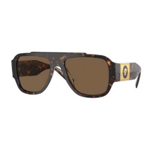 Picture of VERSACE Dark Brown Pilot Men's Sunglasses