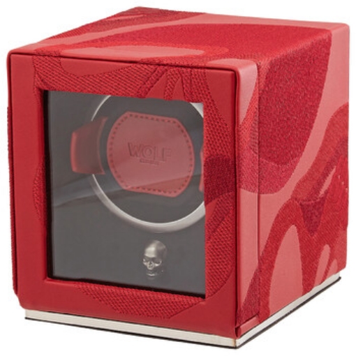 Picture of WOLF Memento Mori Cub Watch Winder - Red