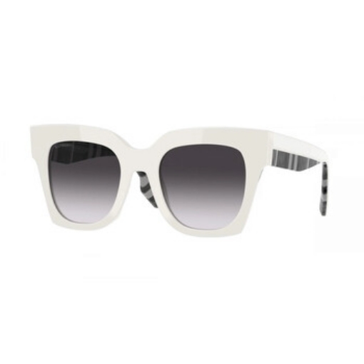 Picture of BURBERRY Kitty Grey Gradient Square Ladies Sunglasses