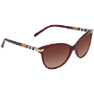 Picture of BURBERRY Brown Shaded Cat Eye Ladies Sunglasses