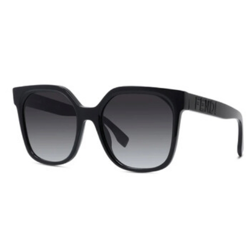 Picture of FENDI Gradient Smoke Square Ladies Sunglasses