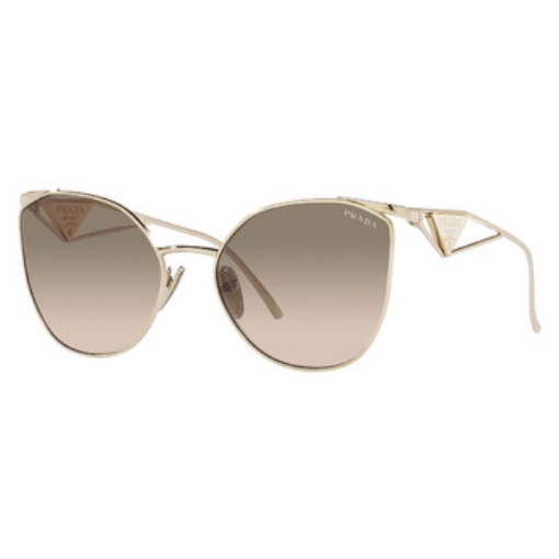 Picture of PRADA Brown Gradient eray Irregular Ladies Sunglasses